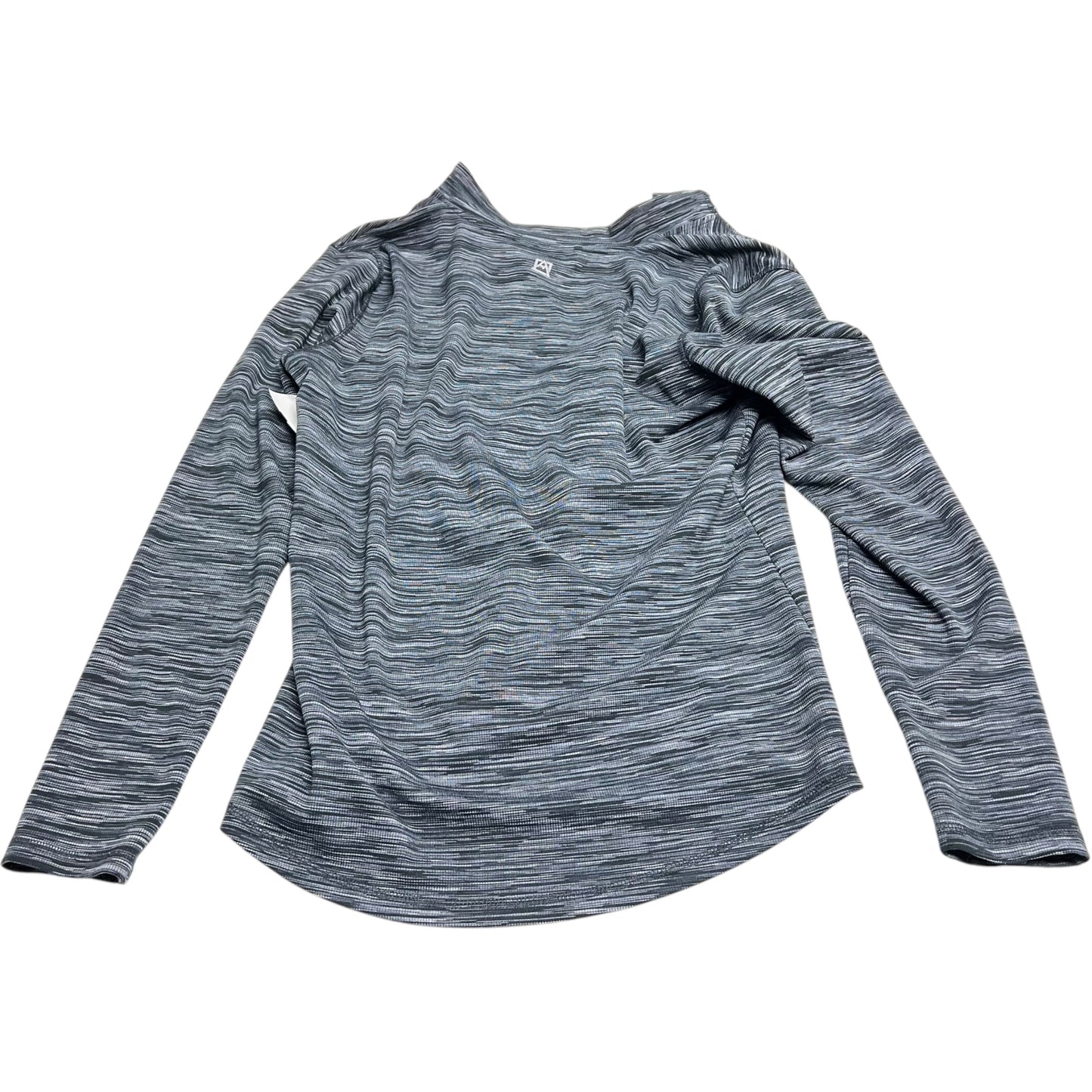 Athletic Top Long Sleeve Collar By Avalanche In Grey, Size: Xl