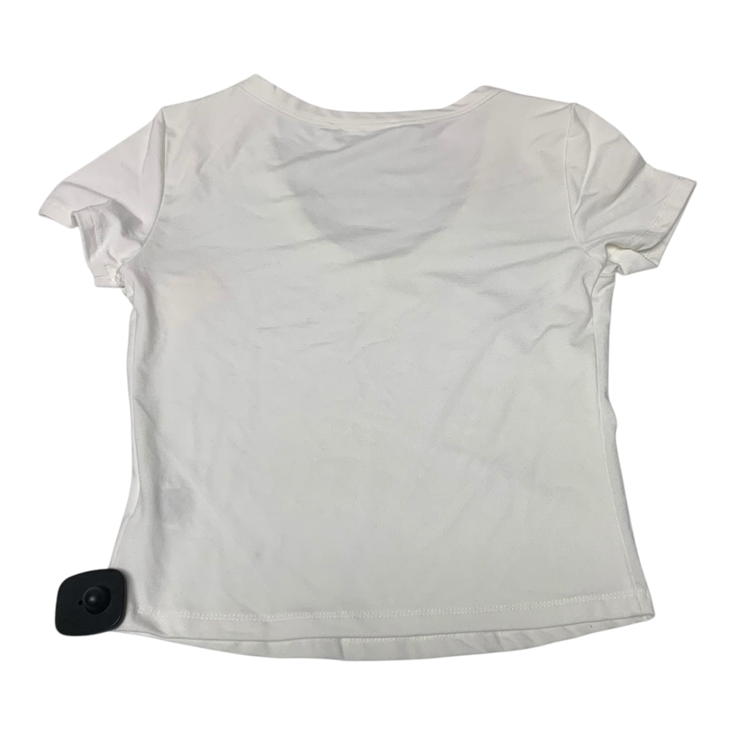 Top Short Sleeve Basic By Pink Rose In White, Size: M