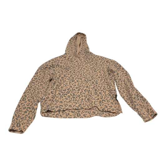 Sweatshirt Hoodie By Abercrombie And Fitch In Animal Print, Size: M