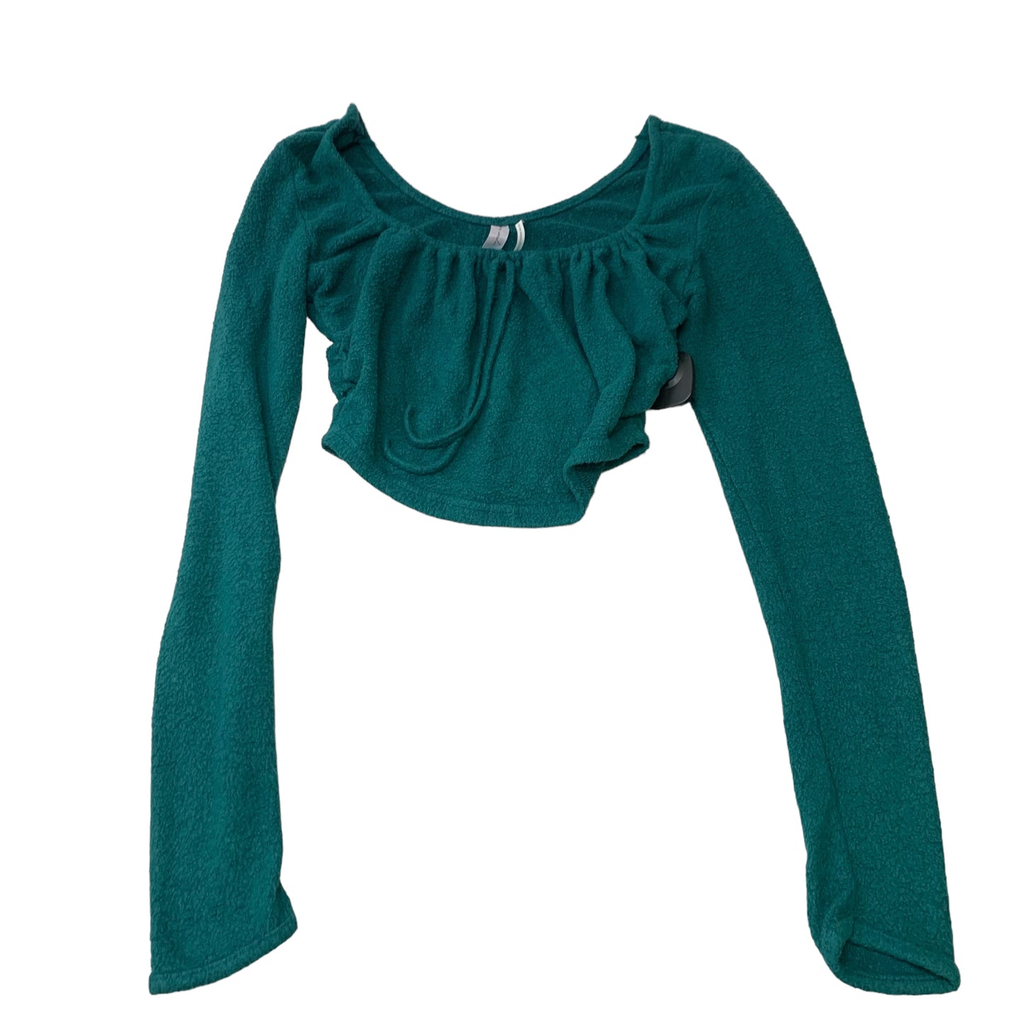 Top Long Sleeve By Urban Outfitters In Green, Size: M