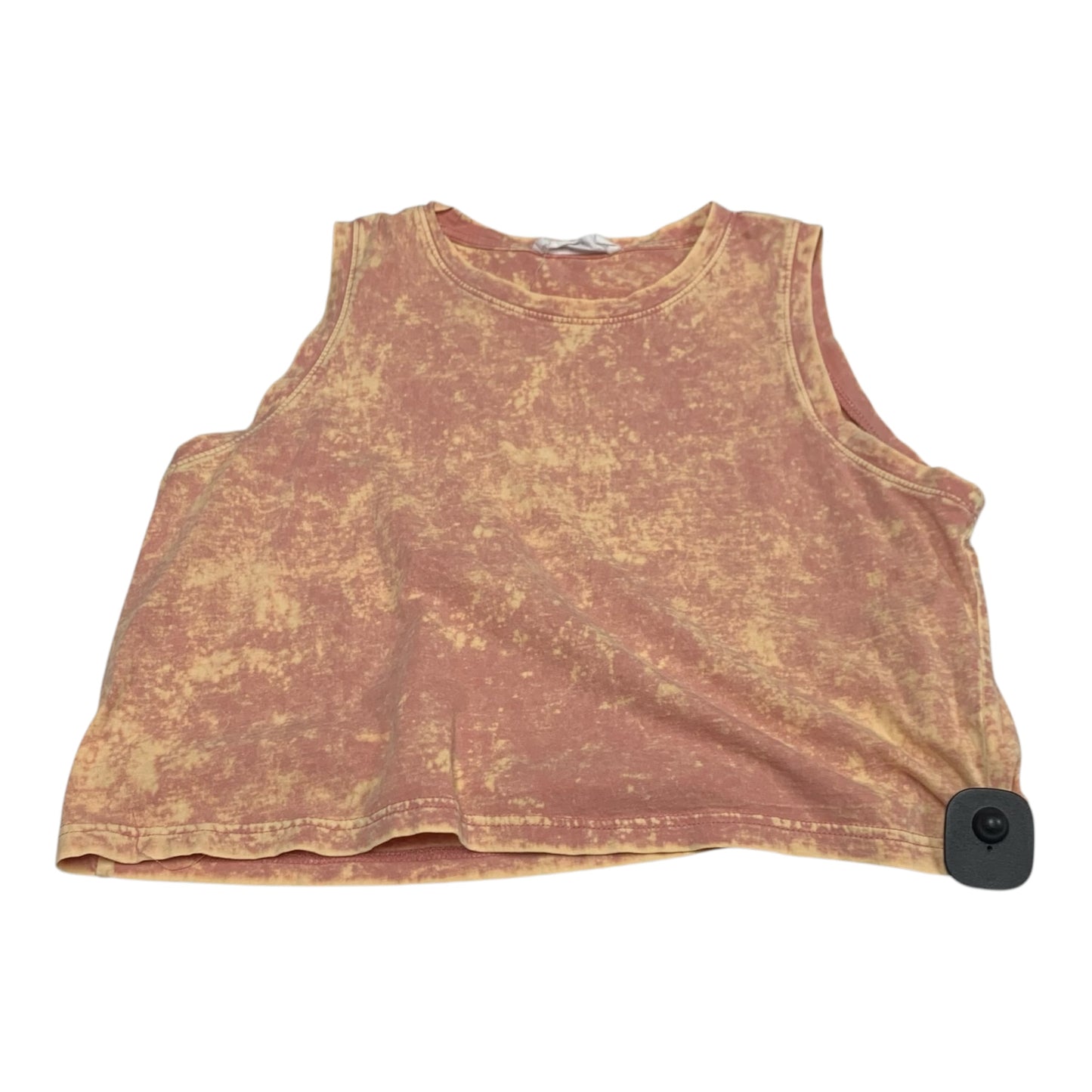 Top Sleeveless By Double Zero In Orange, Size: L