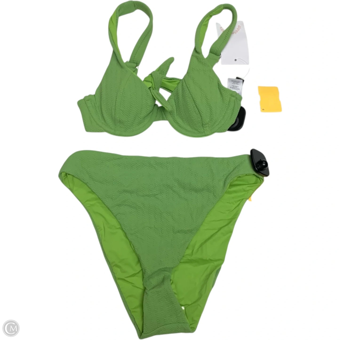 Swimsuit Set By Dippin Daisys In Green, Size: Xs