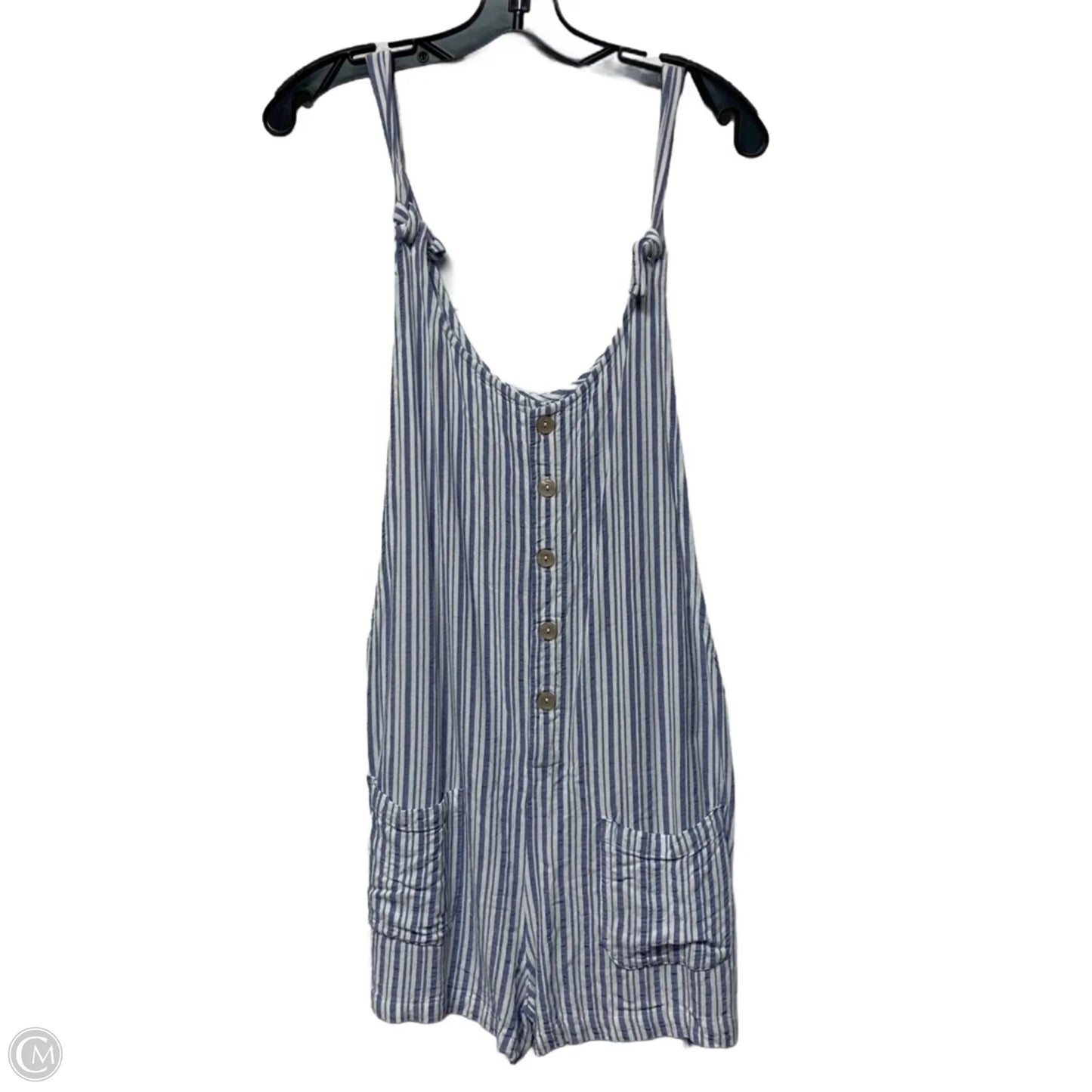 Romper By Xhilaration In Blue & White, Size: Xl