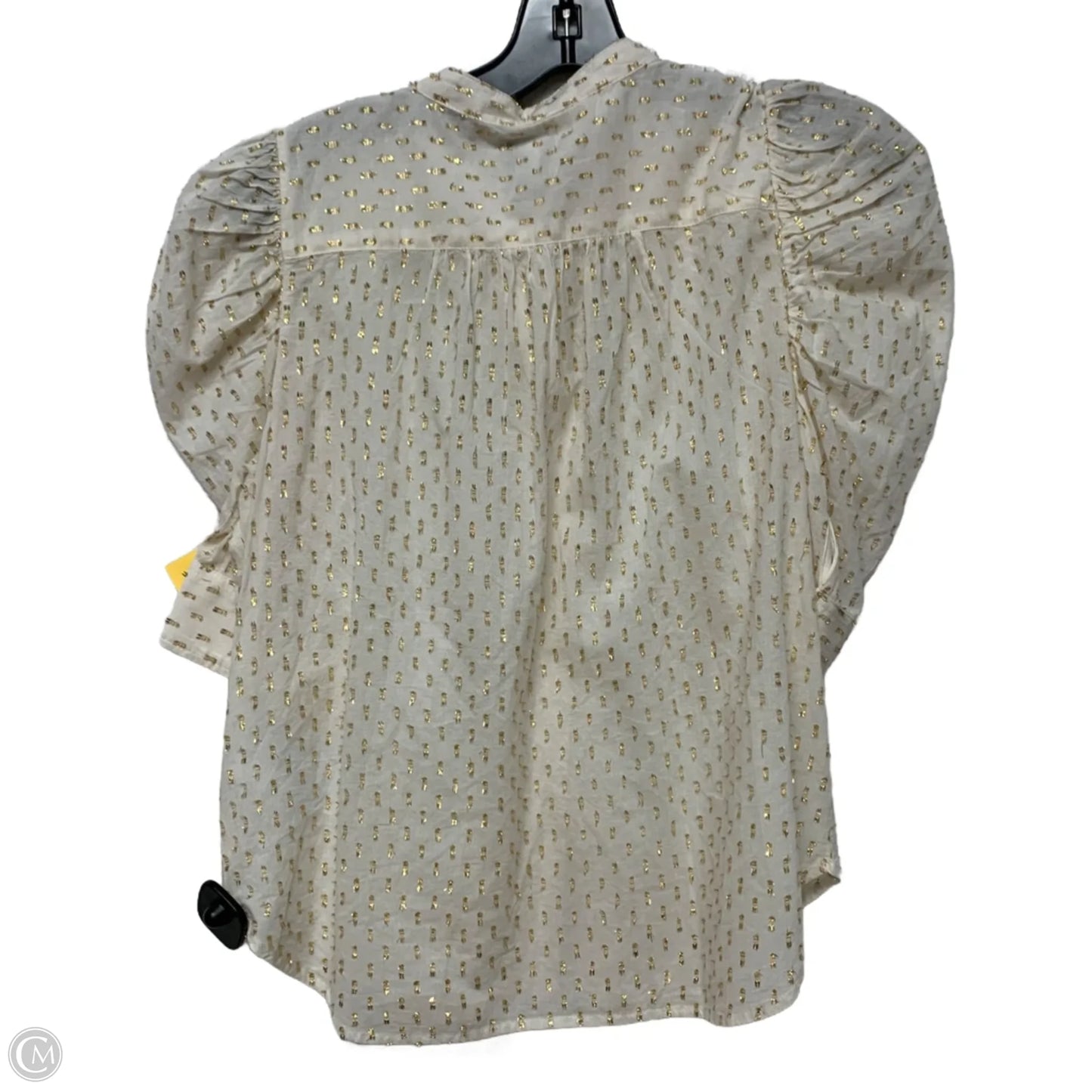 Top Short Sleeve By Gap In Cream, Size: Xs