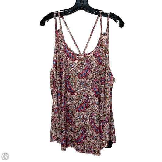 Top Sleeveless By Clothes Mentor In Pink, Size: 3x