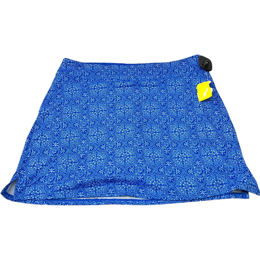 Athletic Skort By Tranquility In Blue, Size: S