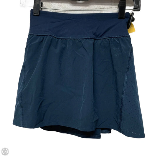 Athletic Skort By Spanx In Blue, Size: Xs