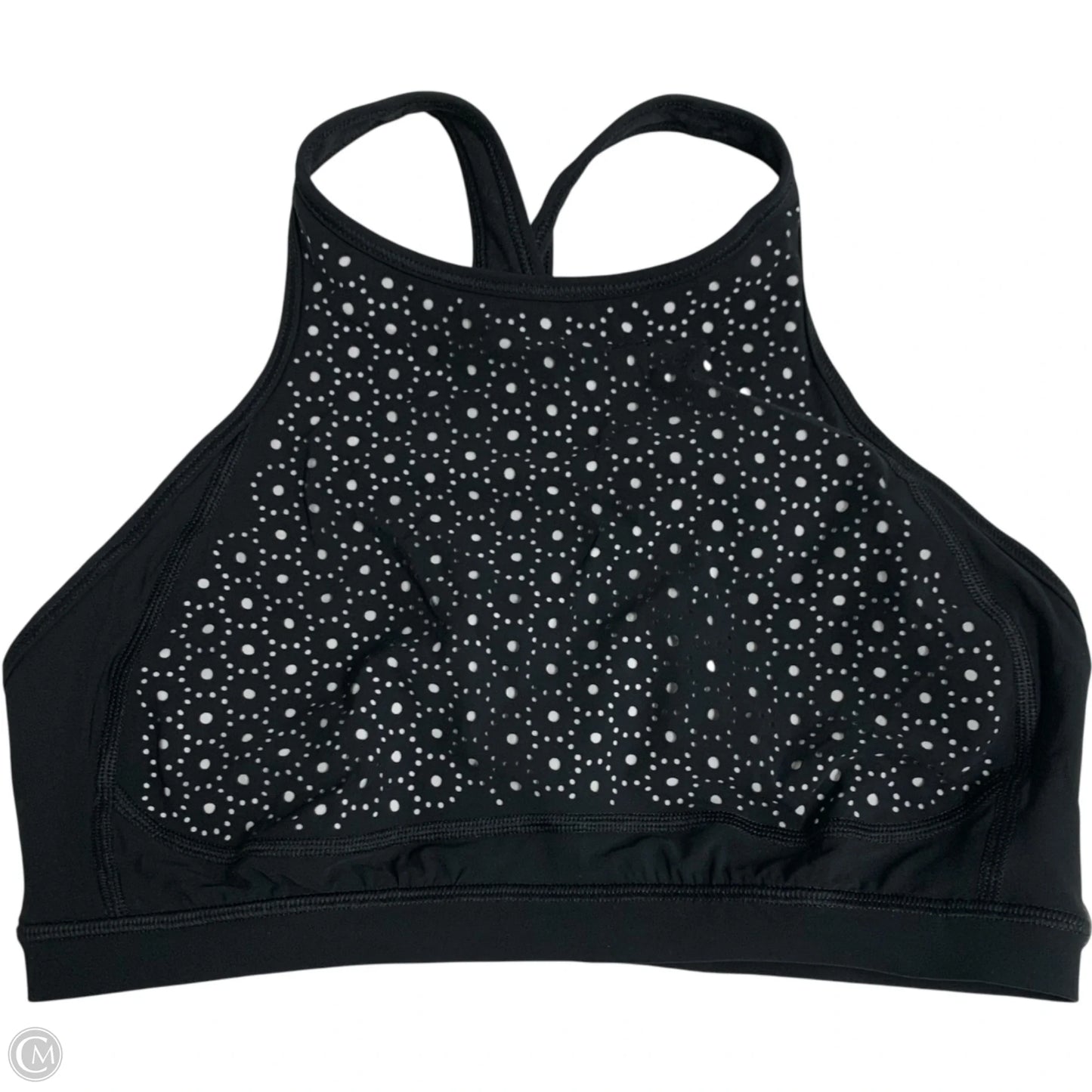 Athletic Bra By Lululemon In Black & White, Size: M
