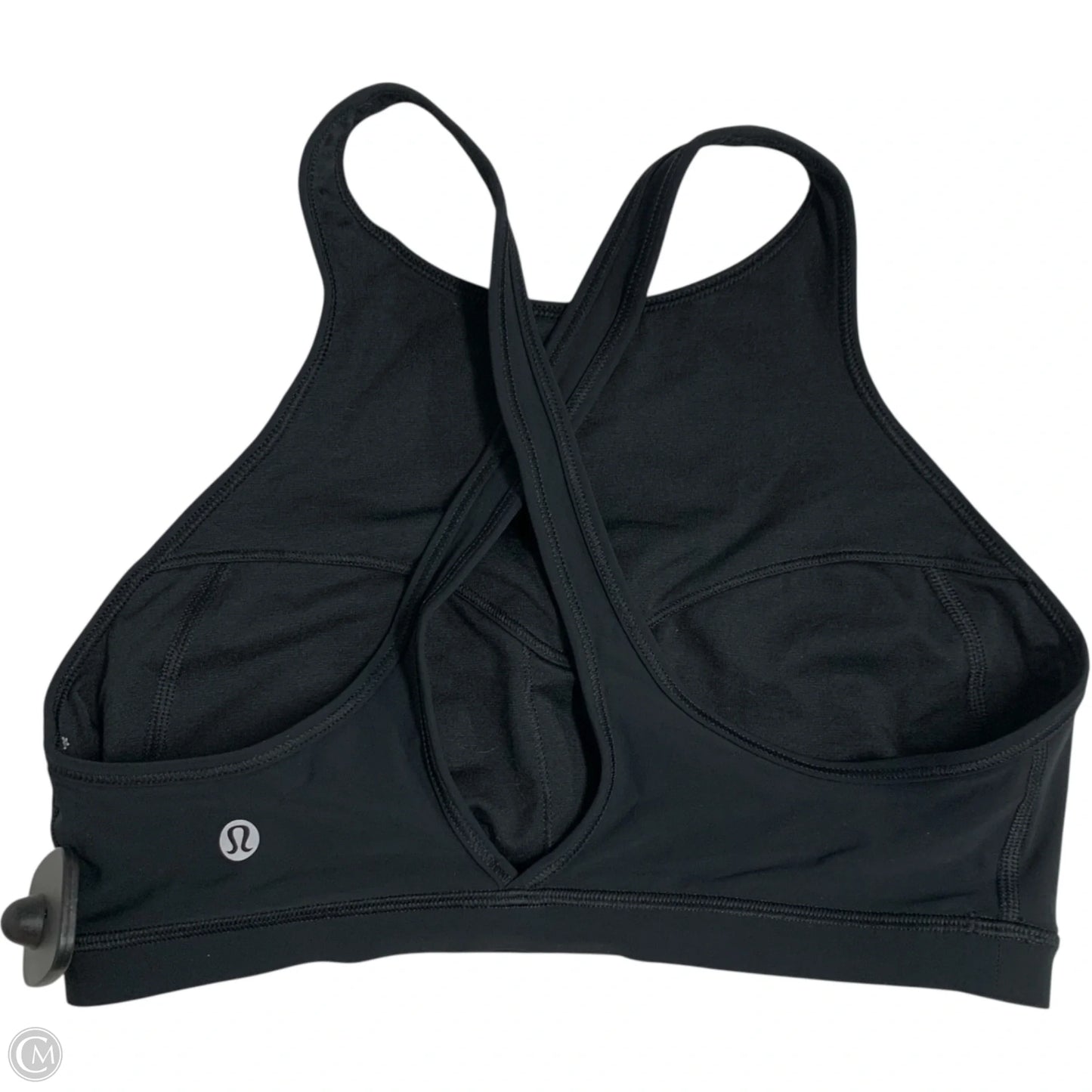 Athletic Bra By Lululemon In Black & White, Size: M