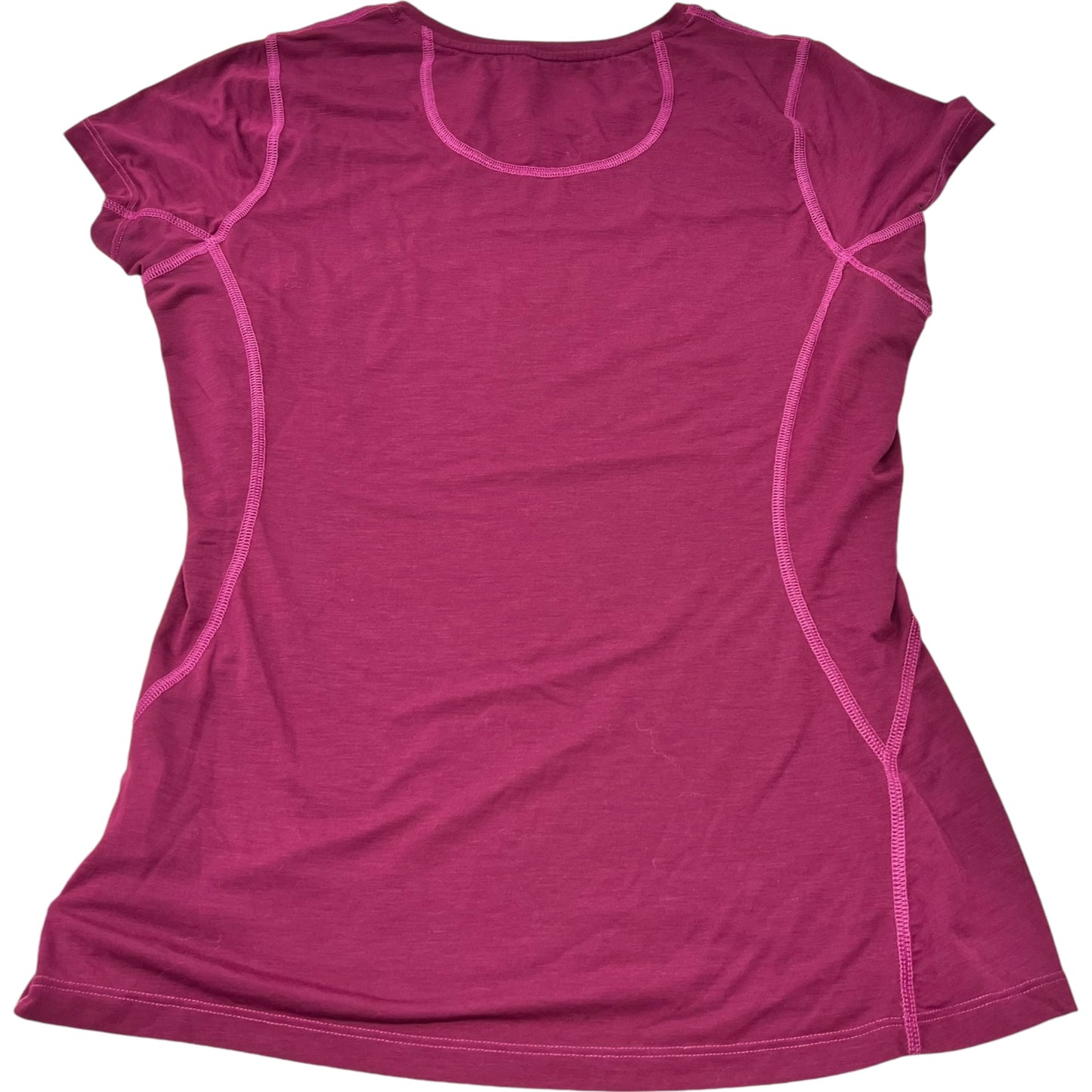 Athletic Top Short Sleeve By Moving Comfort Athletic In Purple, Size: M