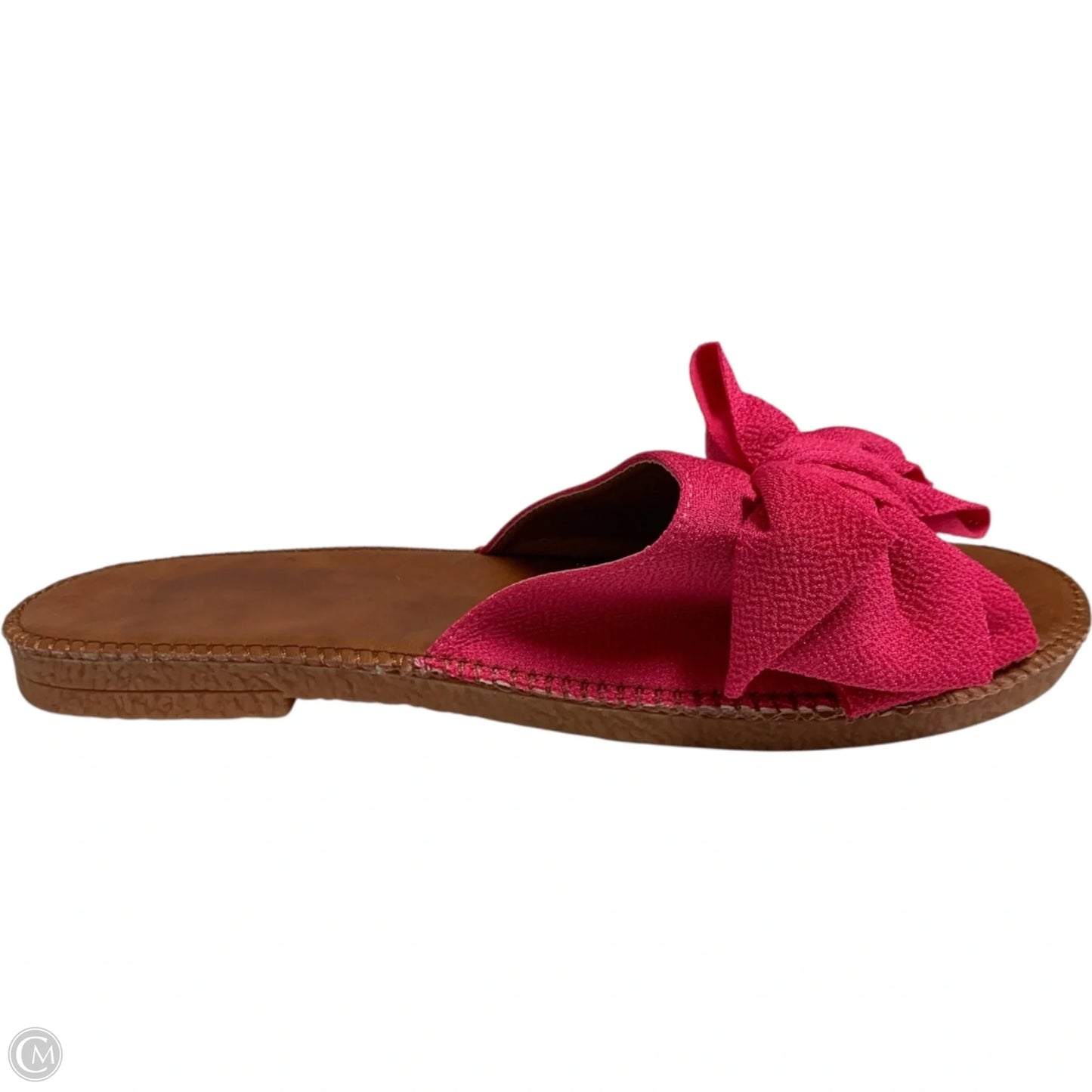 Sandals Flats By Clothes Mentor In Pink, Size: 9.5
