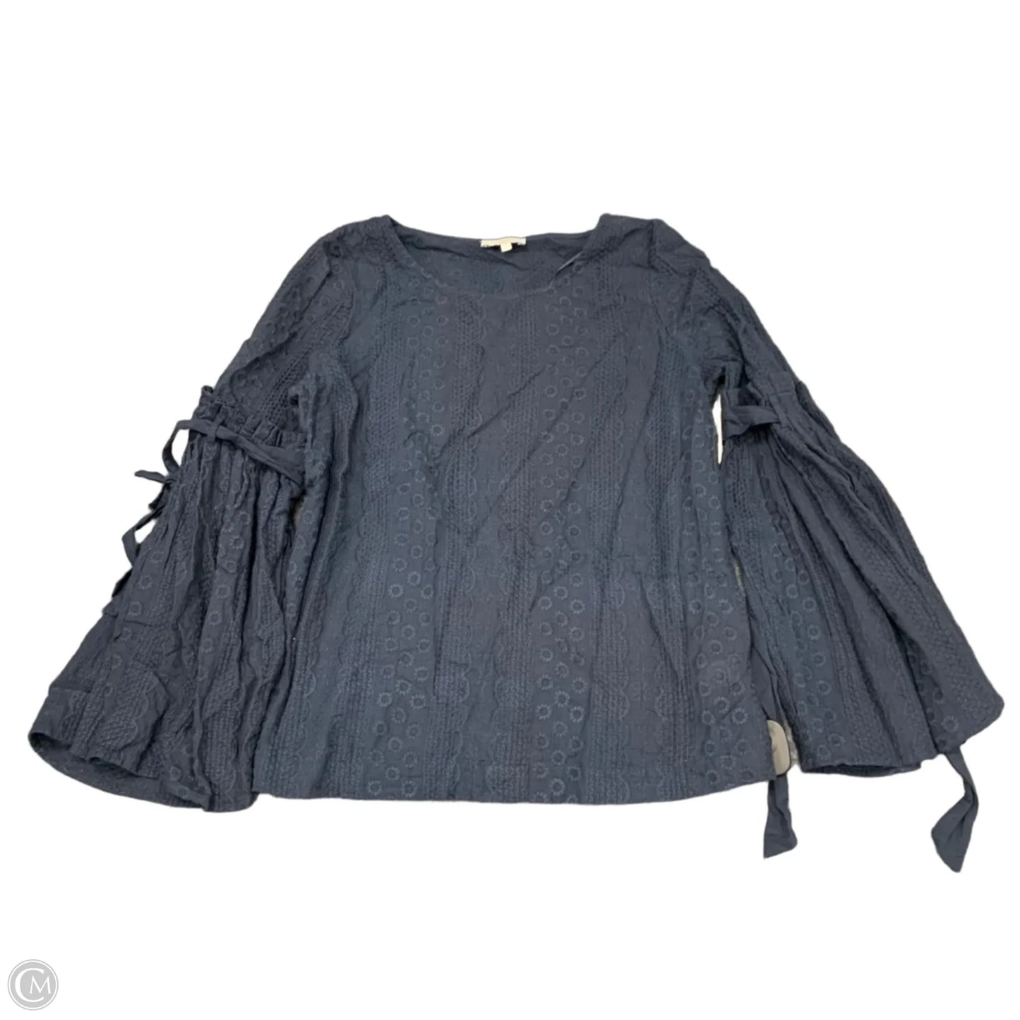 Top Long Sleeve By Lucky Brand In Blue, Size: M