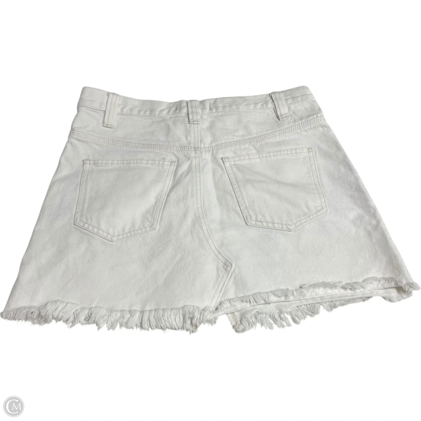 Skirt Mini & Short By We The Free In White Denim, Size: S