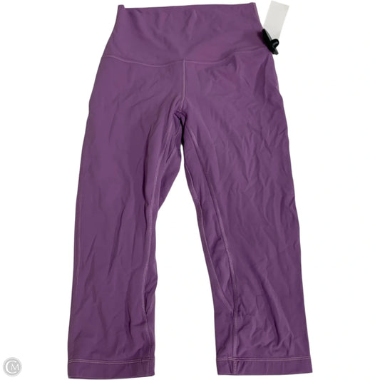 Athletic Leggings Capris By Lululemon In Purple, Size: S