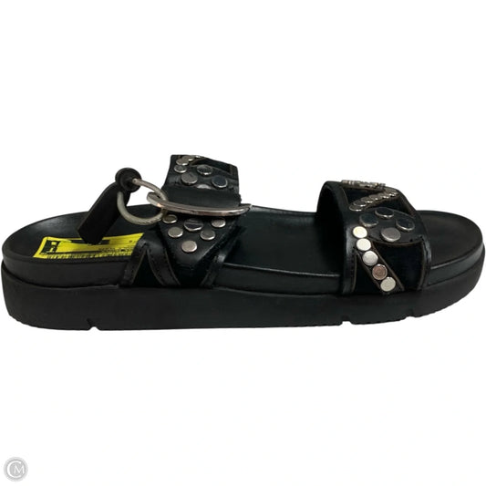 Sandals Flats By Free People In Black, Size: 8