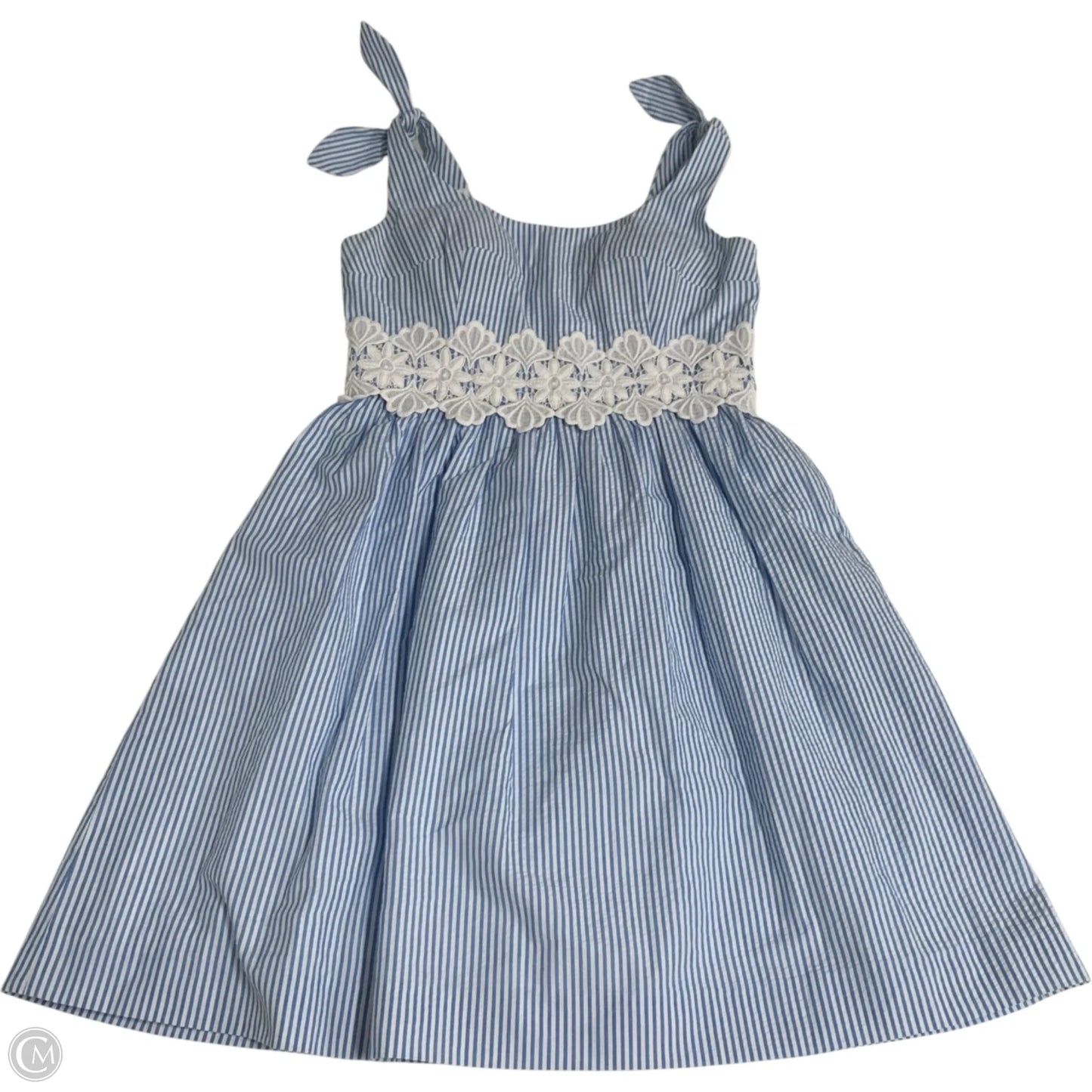 Dress Designer By Lilly Pulitzer In Blue & White, Size: Xs
