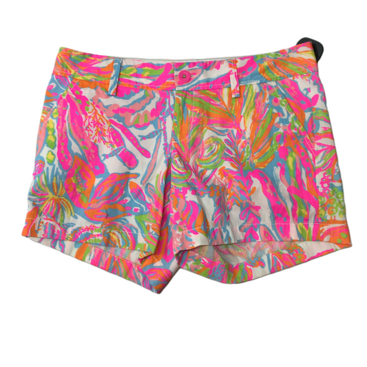 Pink & White  Shorts Designer By Lilly Pulitzer  Size: 6