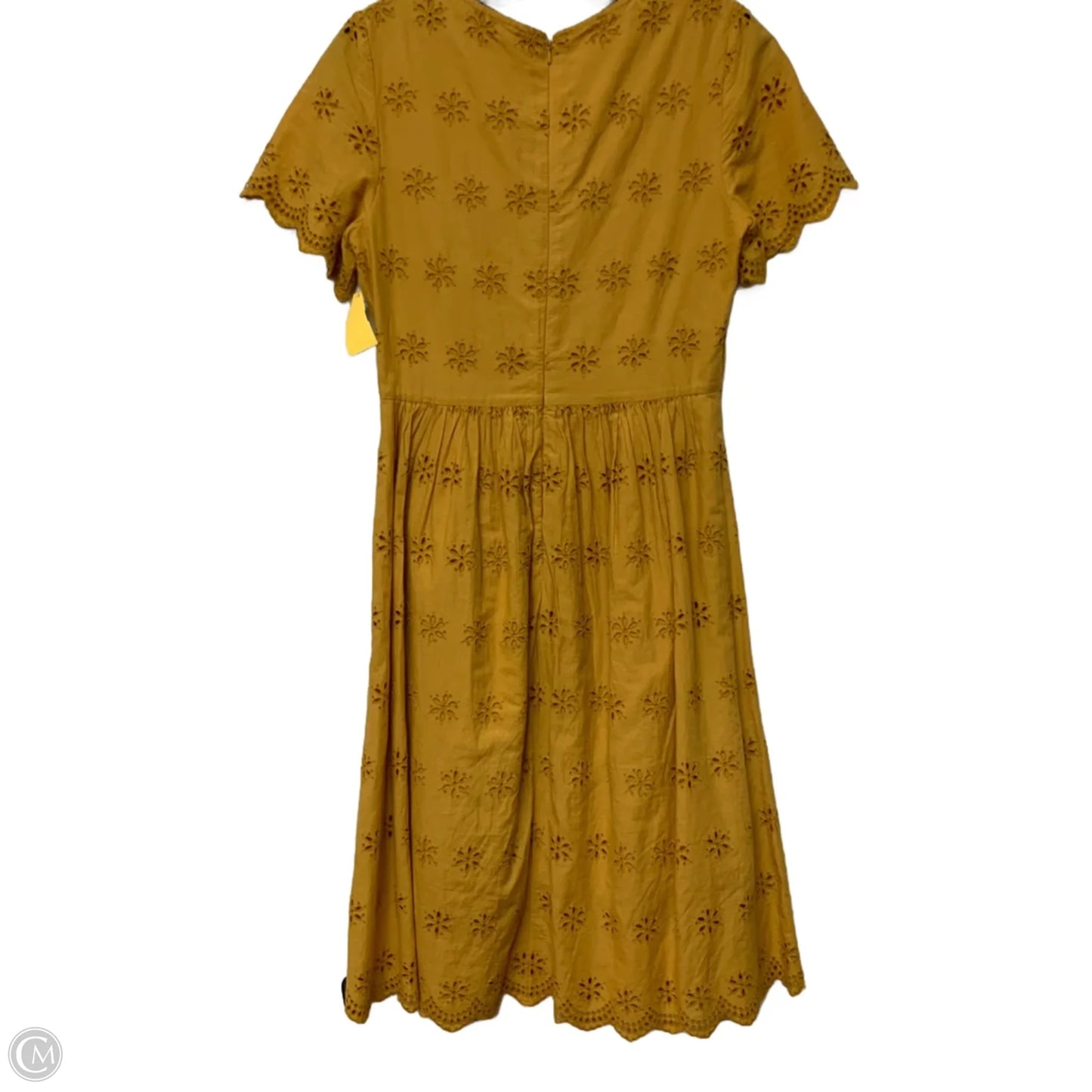 Dress Casual Midi By Madewell In Yellow, Size: S