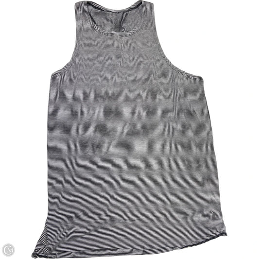 Athletic Tank Top By Lululemon In Striped Pattern, Size: S