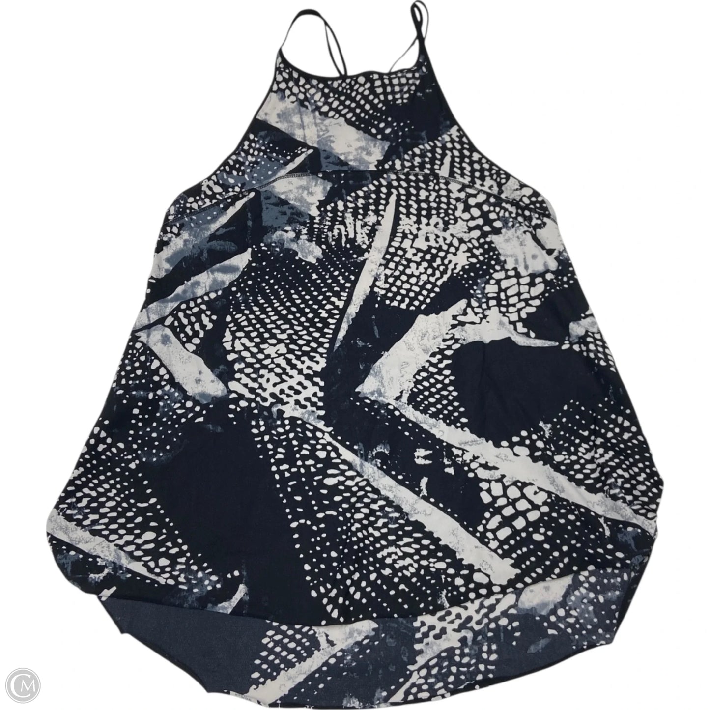Athletic Tank Top By Lululemon In Black & Grey, Size: S