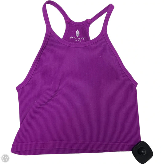 Athletic Tank Top By Free People In Purple, Size: Xs