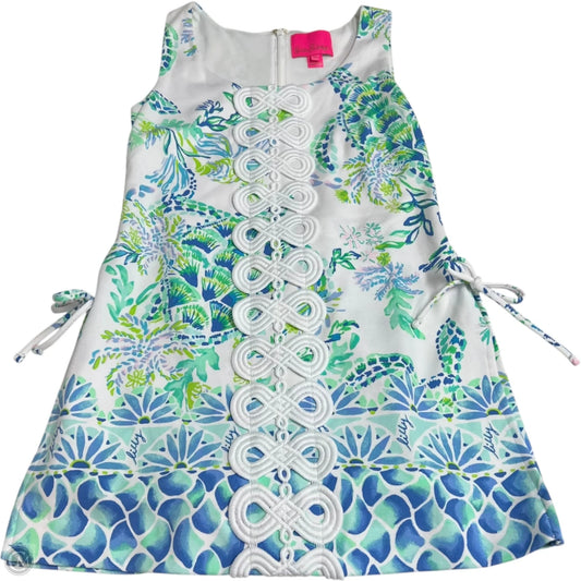 Dress Designer By Lilly Pulitzer In Blue & White, Size: Xs