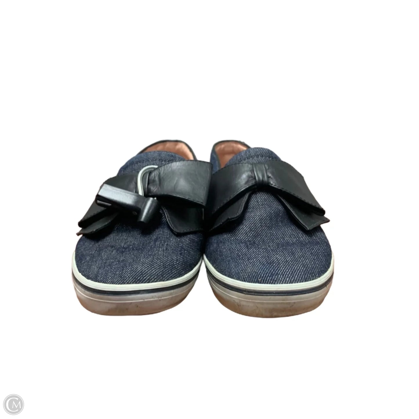 Shoes Designer By Kate Spade In Blue Denim, Size: 8