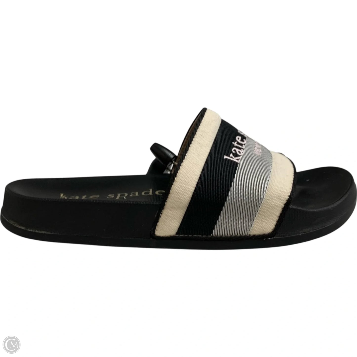 Sandals Designer By Kate Spade In Black, Size: 6