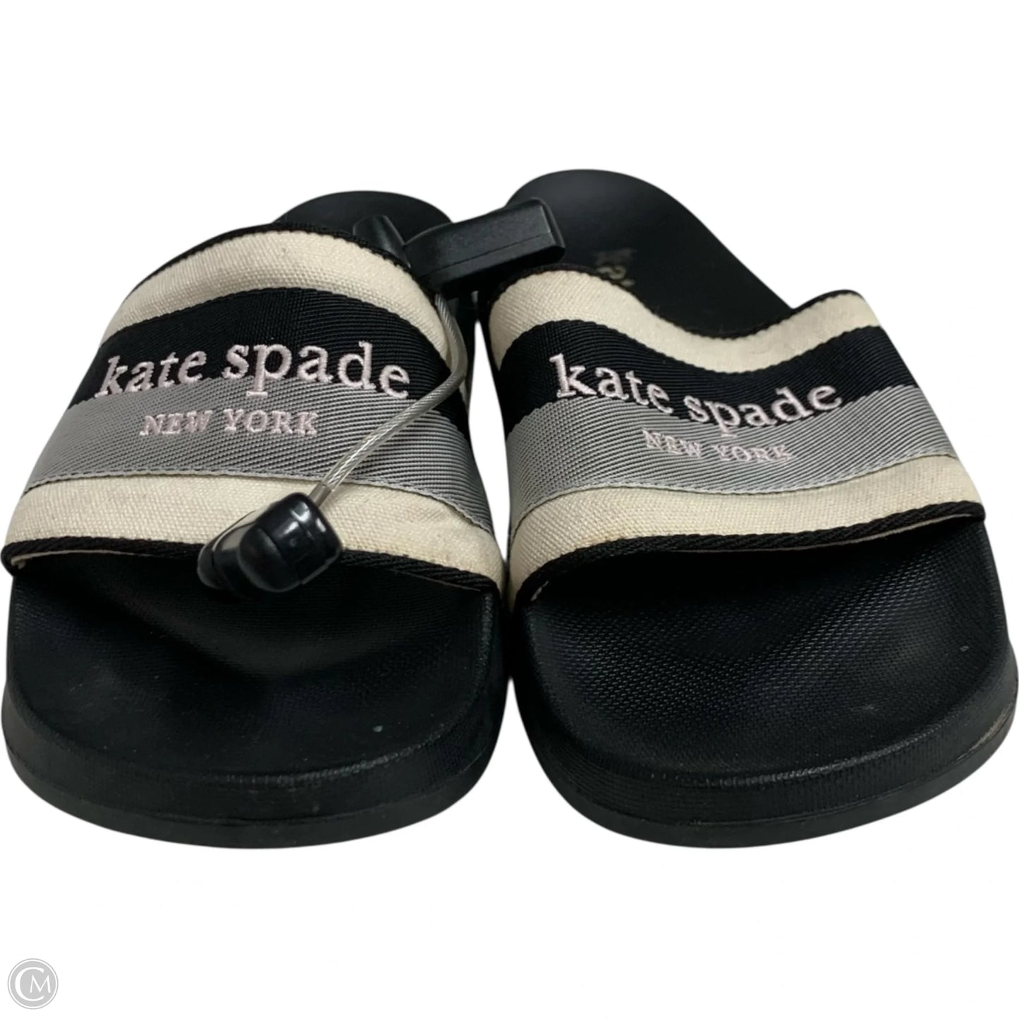 Sandals Designer By Kate Spade In Black, Size: 6