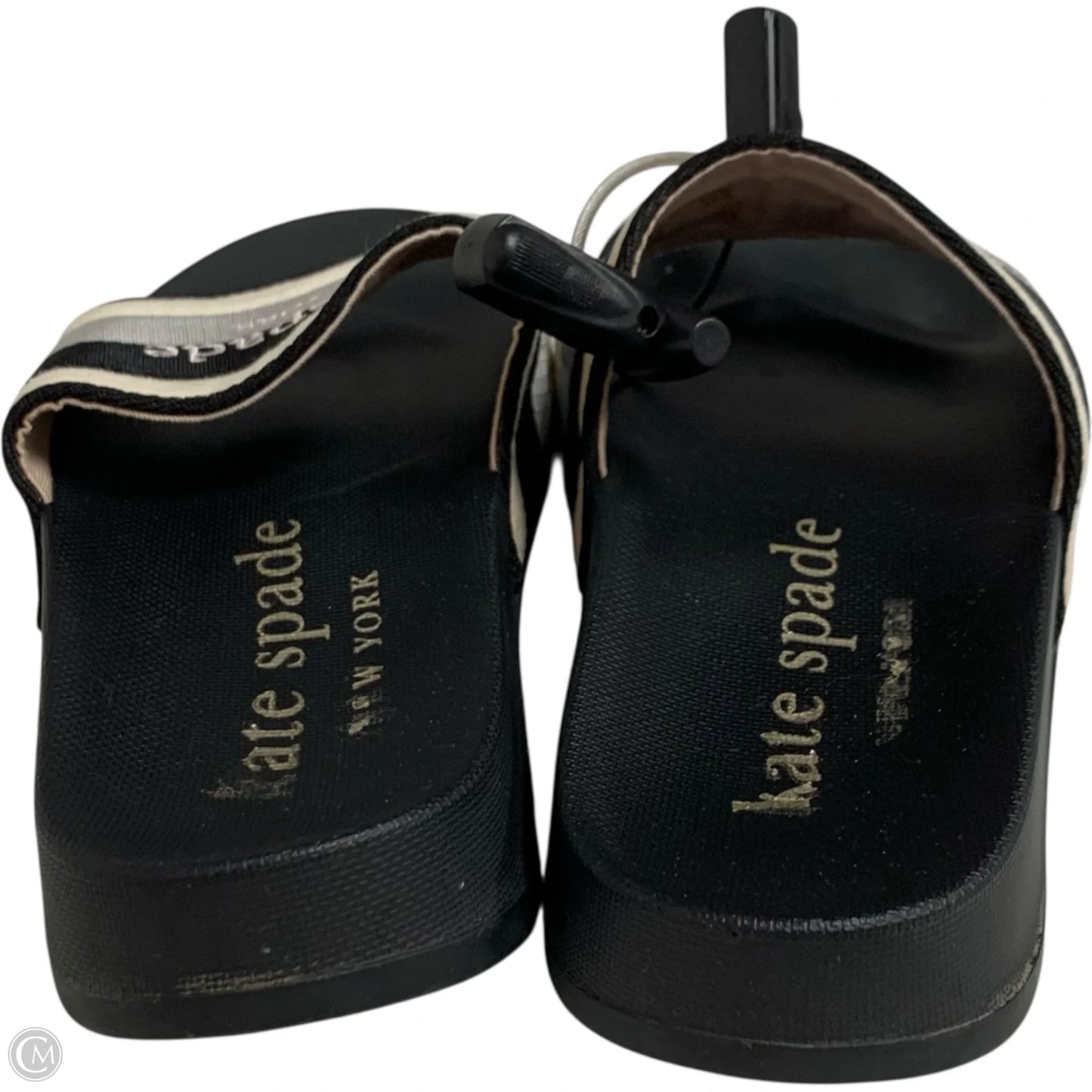 Sandals Designer By Kate Spade In Black, Size: 6