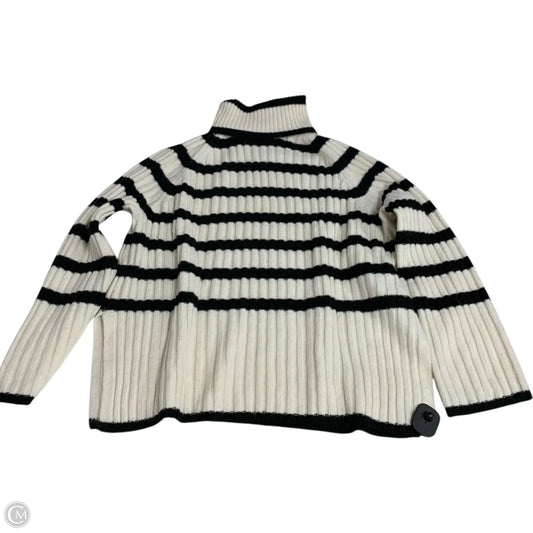 Sweater By H&m In Striped Pattern, Size: M