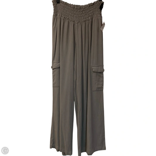 Pants Wide Leg By Happily Grey In Grey, Size: M