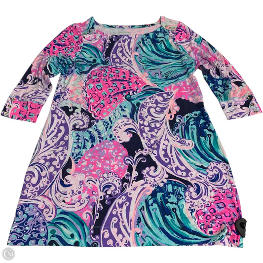 Dress Designer By Lilly Pulitzer In Blue & Purple, Size: Xl