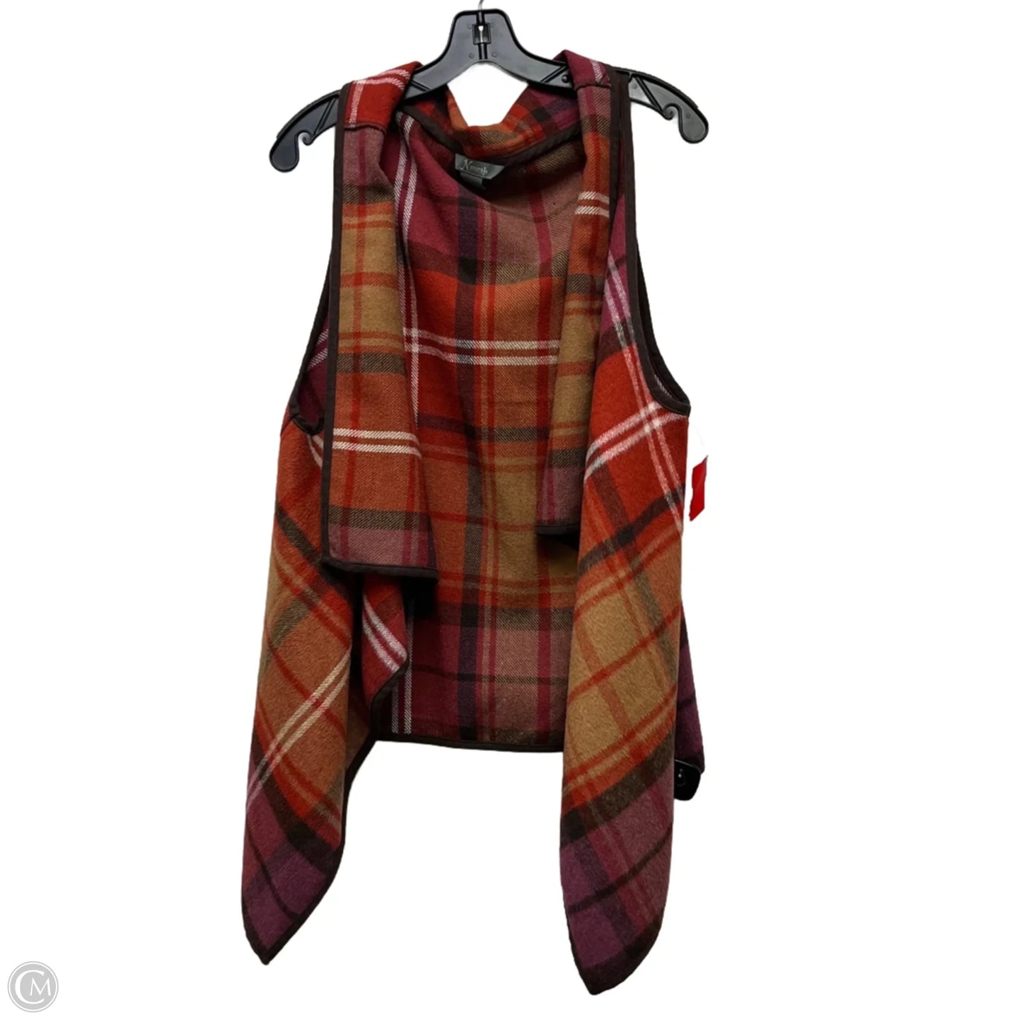 Vest Other By Natural Reflections In Plaid Pattern, Size: Xl