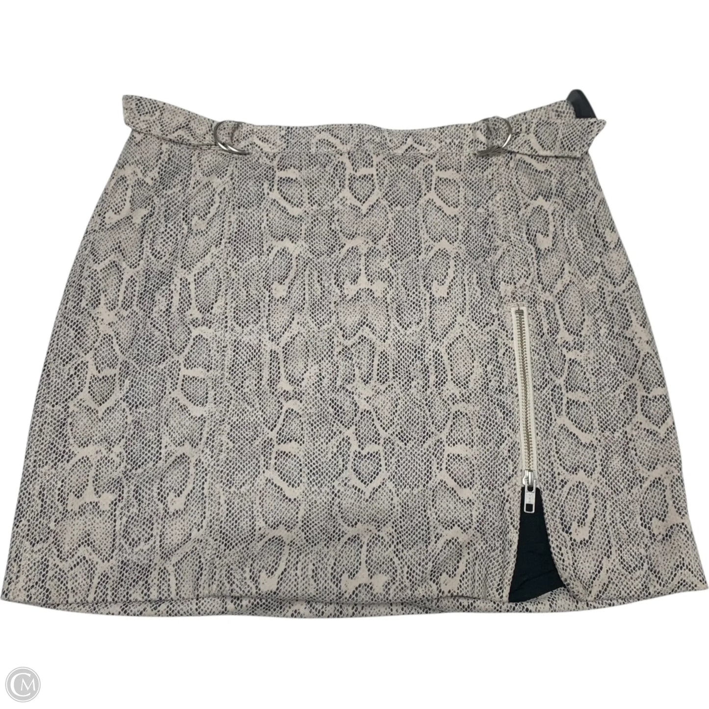 Skirt Mini & Short By Free People In Silver, Size: S