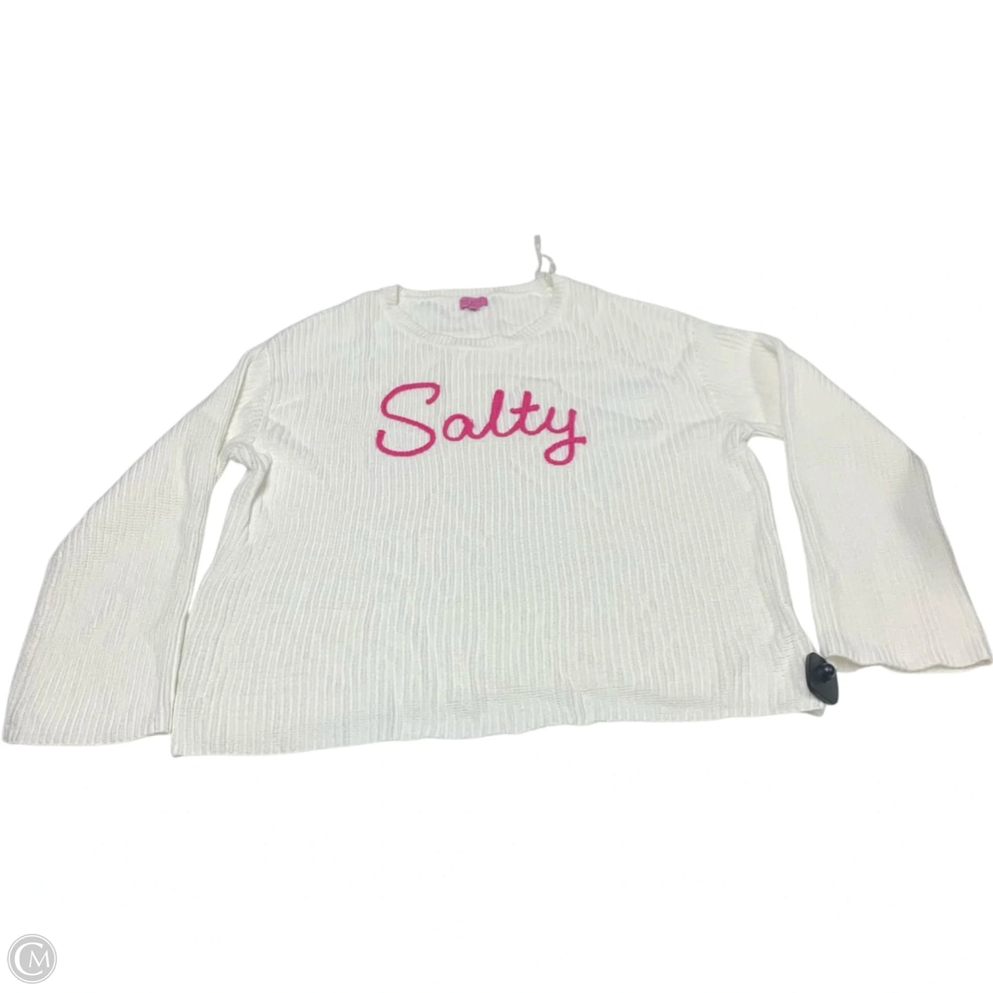 Sweater By Mi Ami In White, Size: L