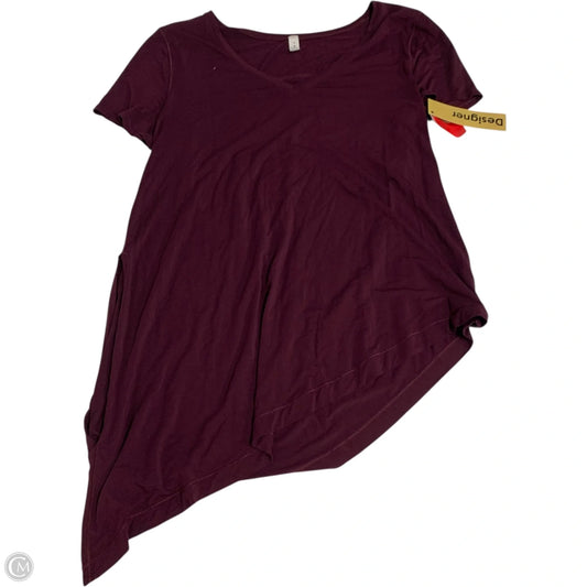 Athletic Top Short Sleeve By Lululemon In Purple, Size: S