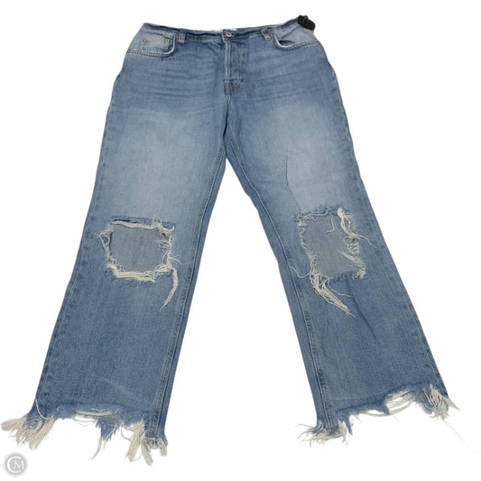 Jeans Straight By We The Free In Blue Denim, Size: 6