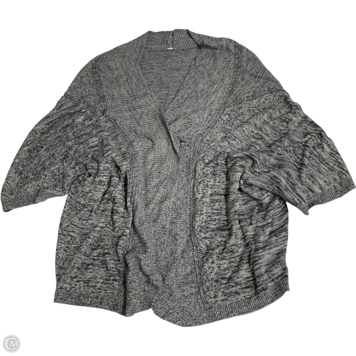 Sweater Cardigan By Lululemon In Grey, Size: Osfm