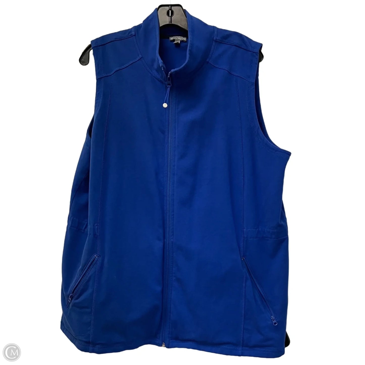 Vest Other By Talbots In Blue, Size: 2x