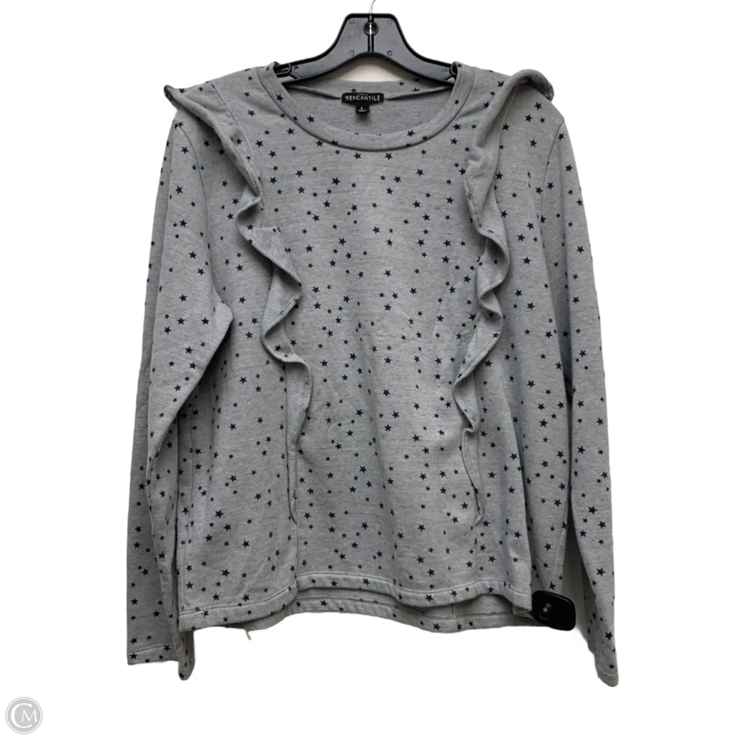 Sweatshirt Crewneck By J. Crew In Grey, Size: L