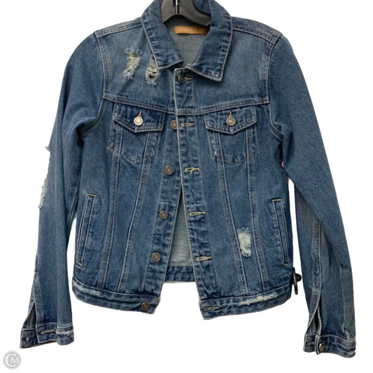 Jacket Denim By emmer and oak In Blue Denim, Size: Xs