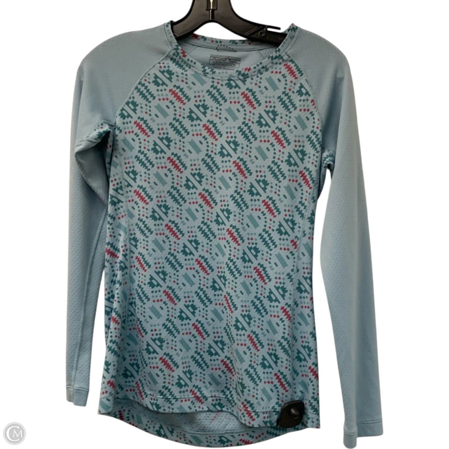 Athletic Top Long Sleeve Crewneck By Patagonia In Blue, Size: S