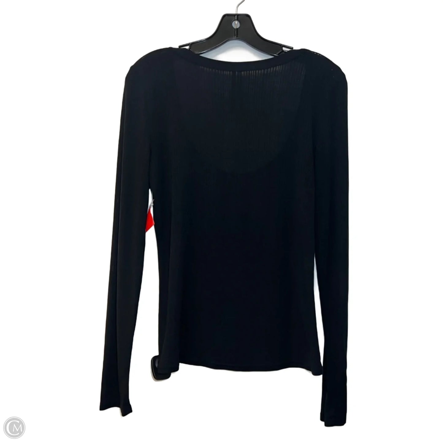 Top Long Sleeve By Anthropologie In Black, Size: S