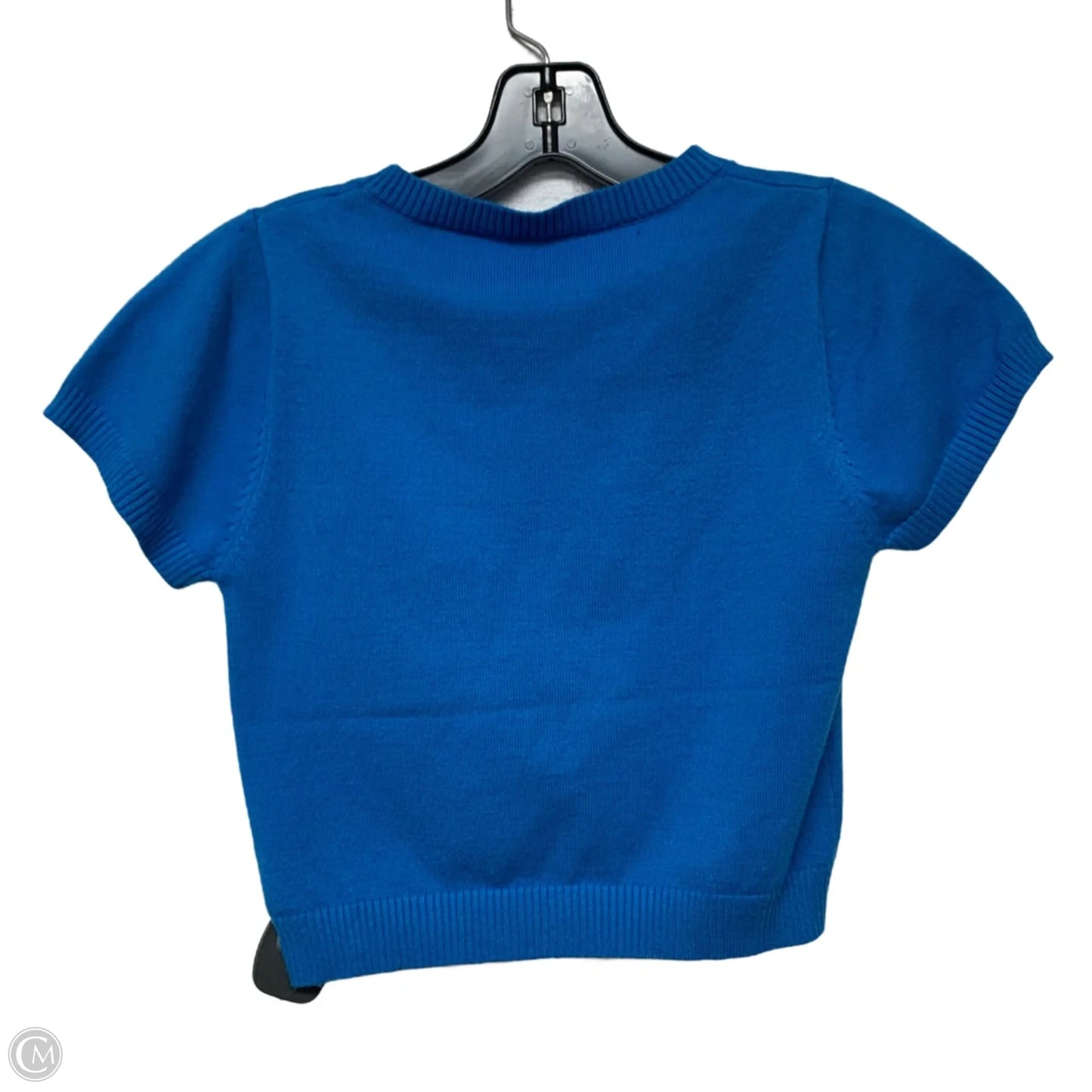 Sweater Short Sleeve By Princess Polly In Blue, Size: S