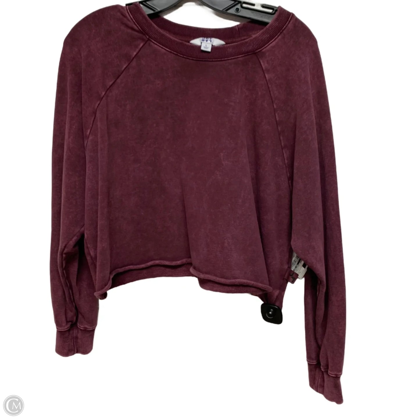 Sweatshirt Crewneck By Joy Lab In Purple, Size: L