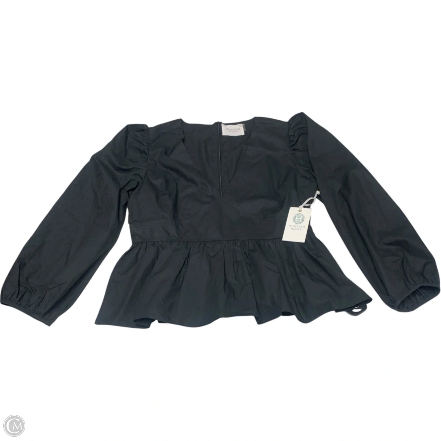 Top Long Sleeve By Hyacinth House In Black, Size: M