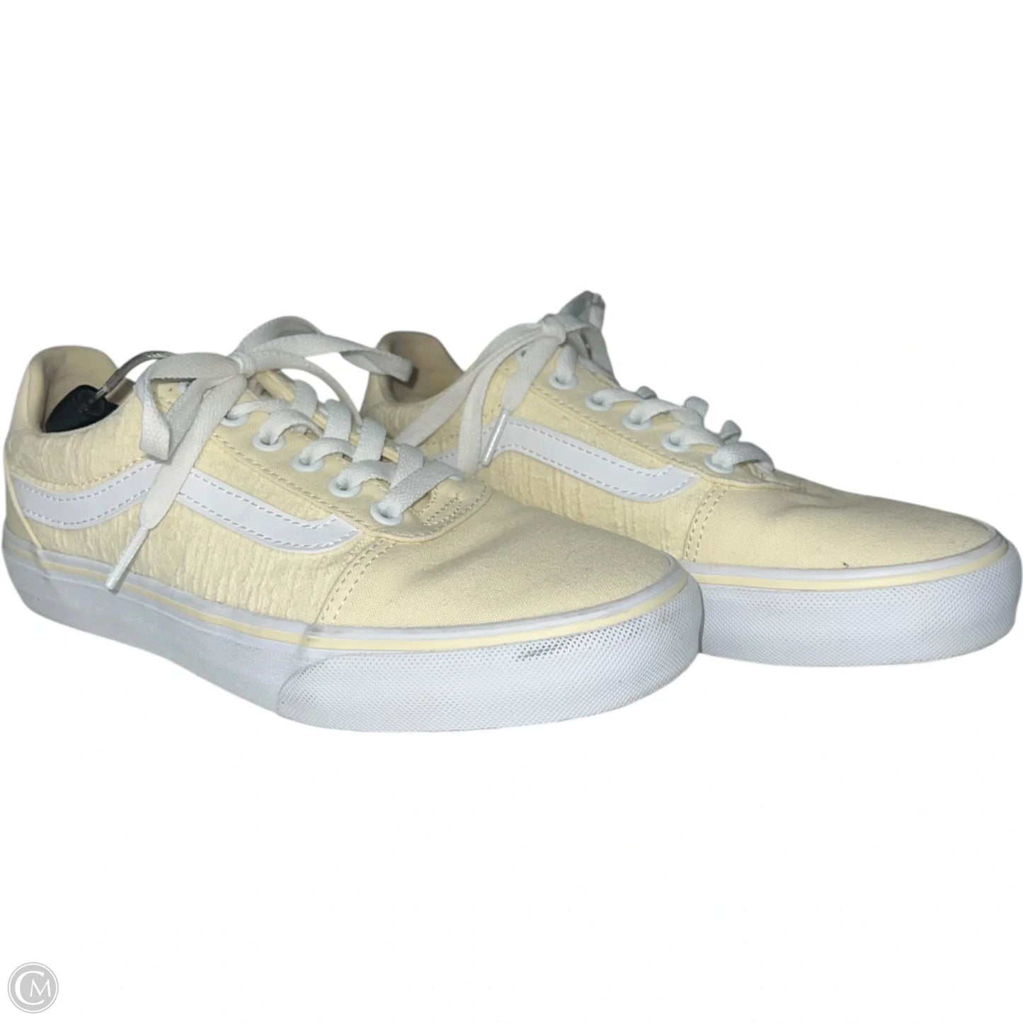 Shoes Sneakers By Vans In Yellow, Size: 7