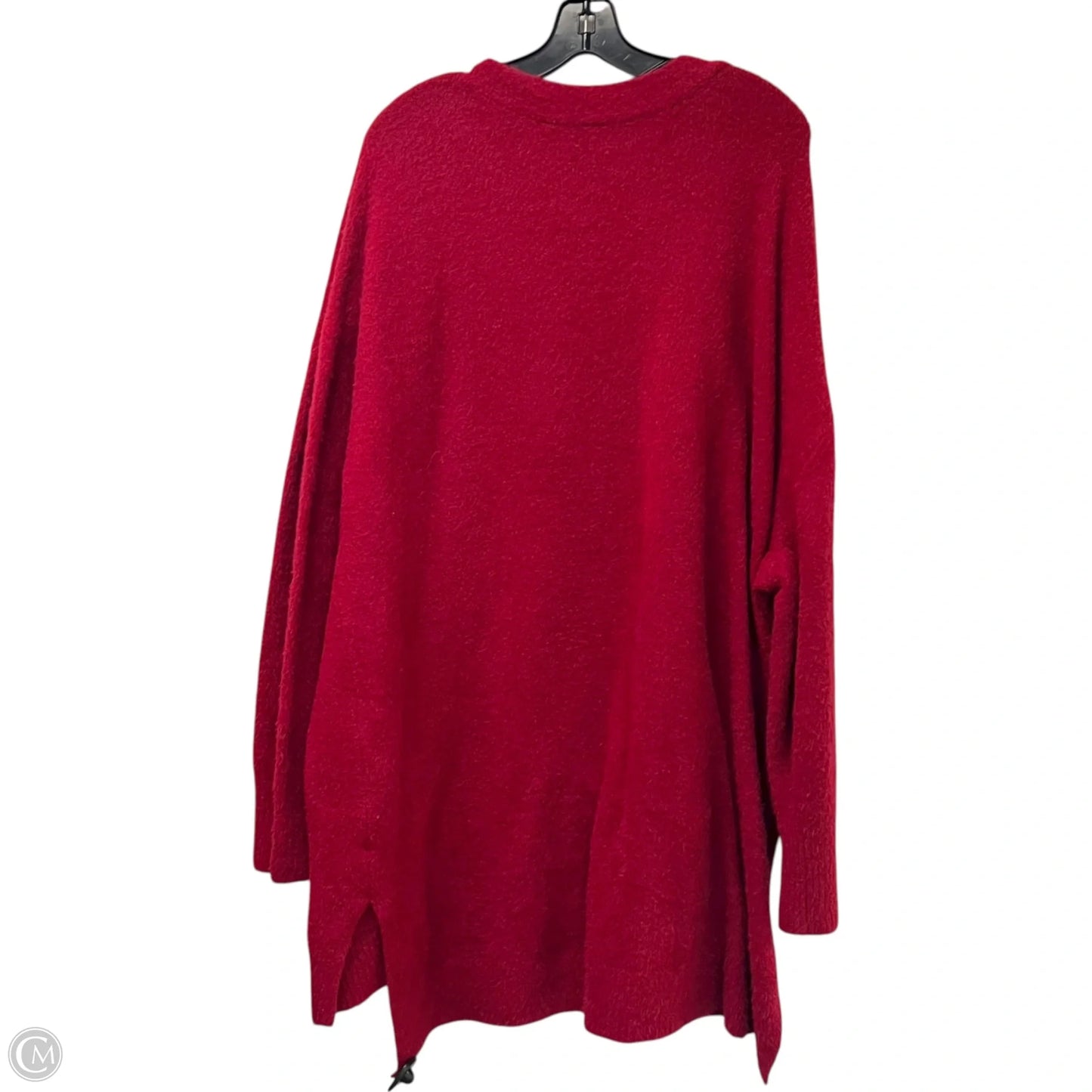 Sweater By Ava & Viv In Red, Size: 3x
