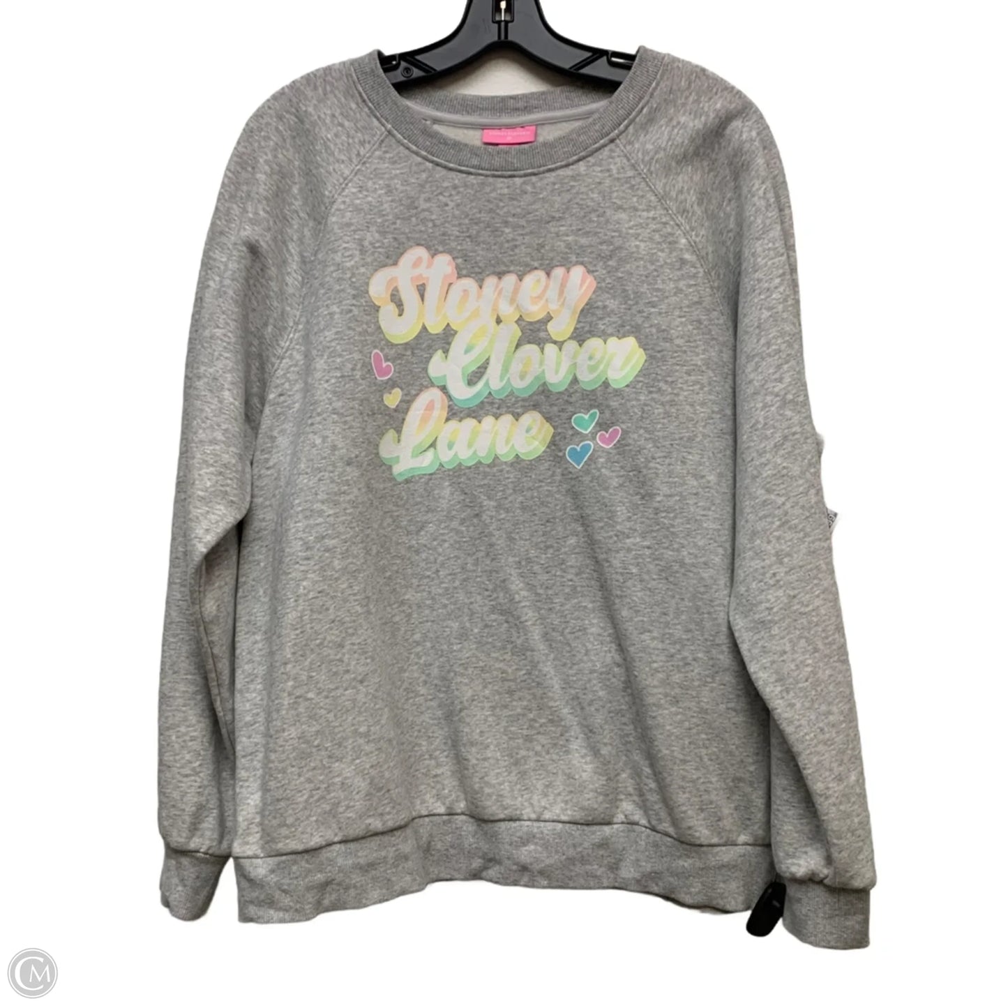Sweatshirt Crewneck By Target-designer In Grey, Size: L
